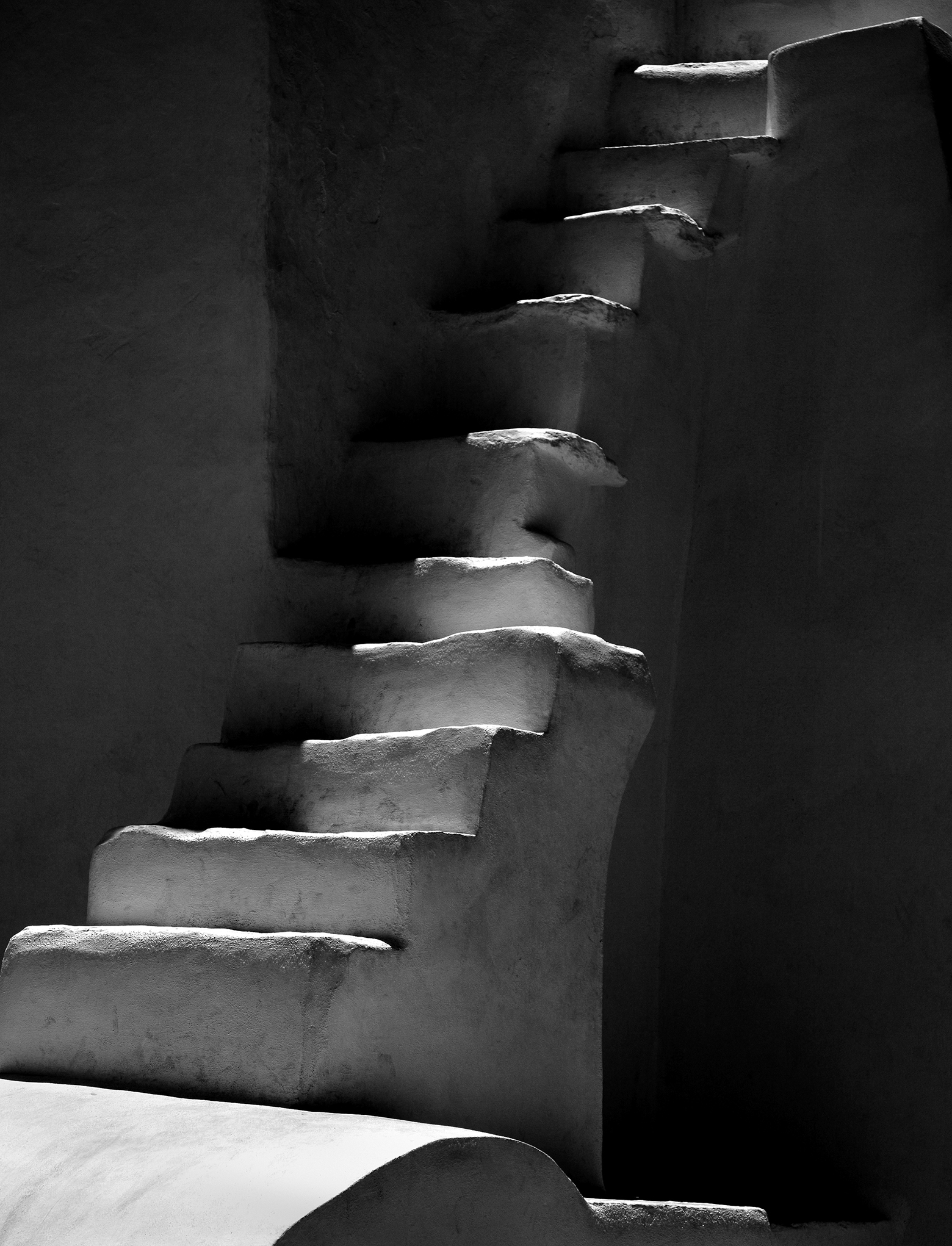 October 2007 cover of The Sun. Close-up of the stairs leading to the roof of the church of Agios Konstantinos, which sits on the main square of the village of Artemonas, on the island of Sifnos.